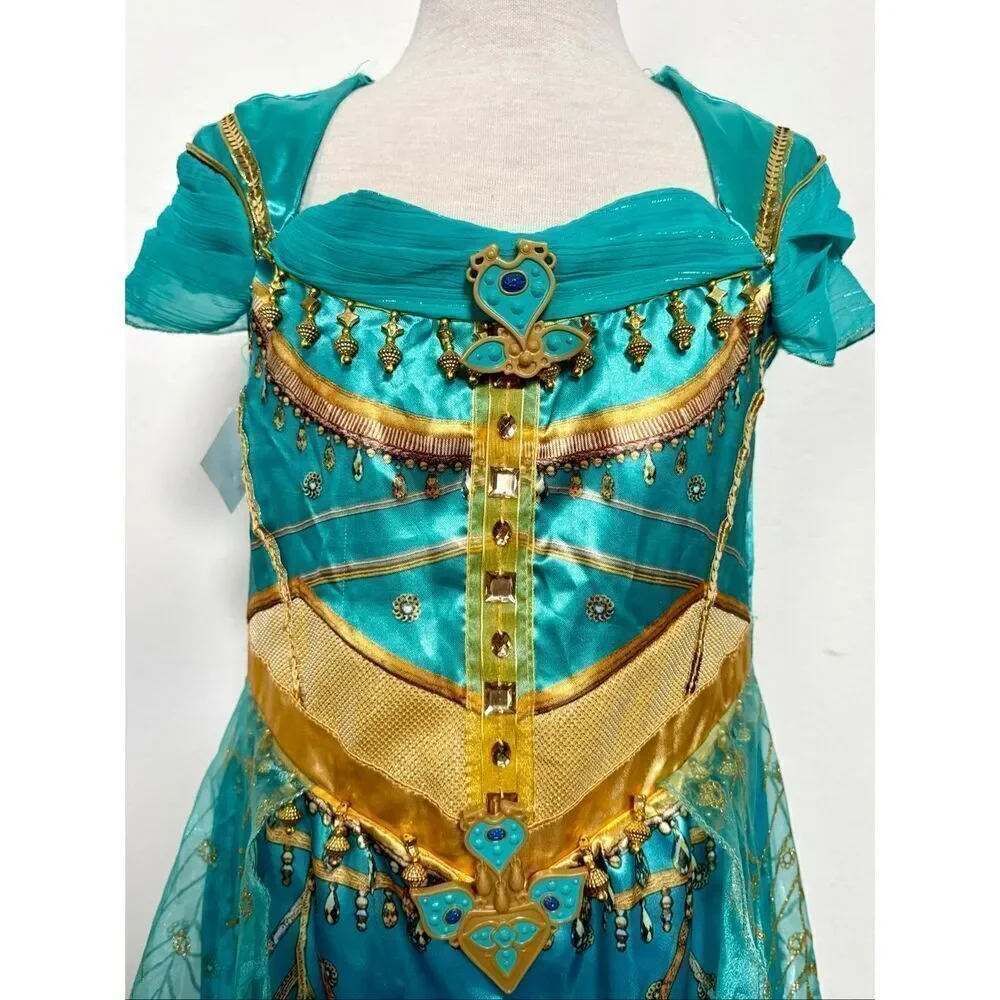 NEW Disney Girls 7-10 Jasmine Princess Costume